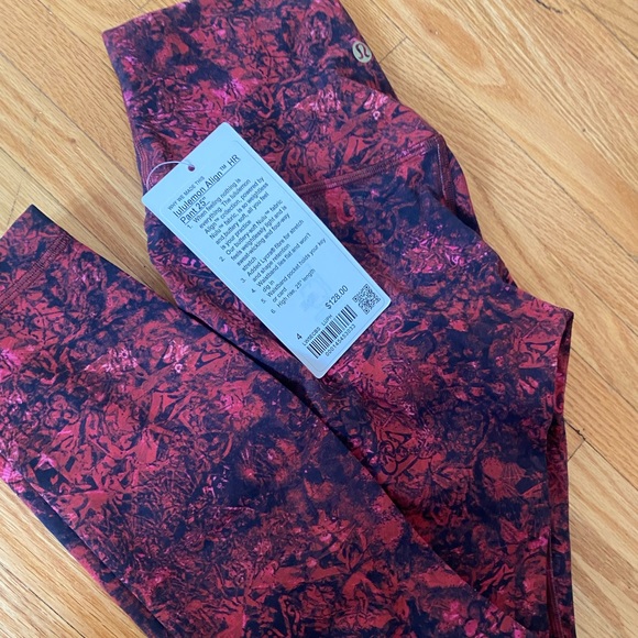 Lululemon Align HR pants 25” NEW! Size 4 - Picture 4 of 5